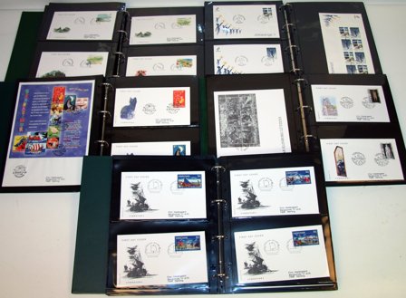 Færøerne - Samling af FDC i 11 album