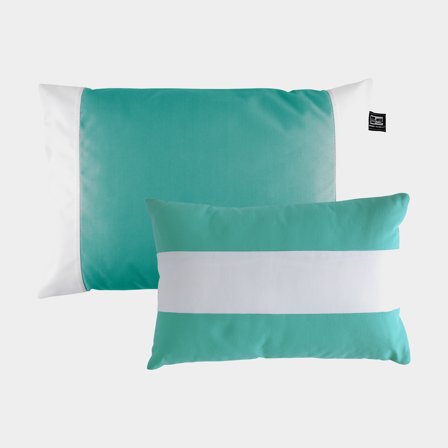 Marina dekorpuder Marine Business Waterproof Windproof Acqua & White, 40 x 60 cm / 30 x 40 cm, 2-pack