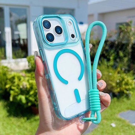 iPhone 17 Pro Max Skal med MagSafe och Handledsrem