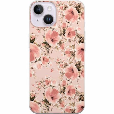 Apple Iphone 14 Genomskinligt Skal Blommor