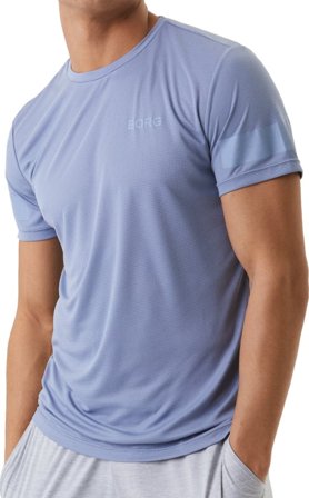 Björn Borg Men's Borg Training T-Shirt Men Short sleeved fitness sweater Grey XL