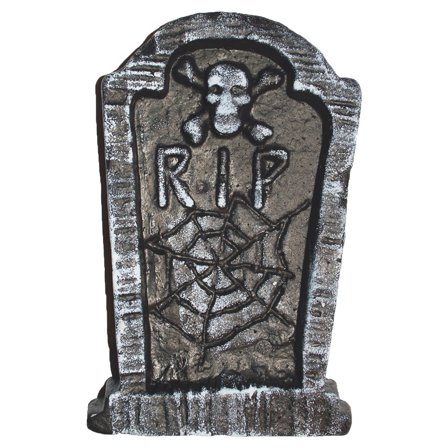 Gravsten RIP Dekoration Lille