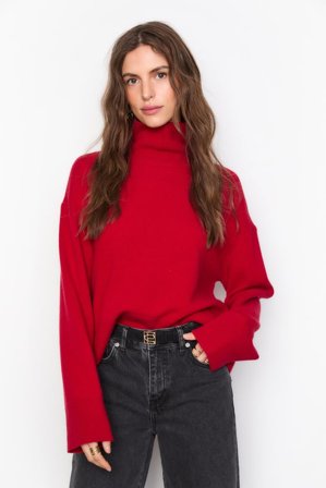 CAMILLA PIHL - Abigail Knit - Red SizeXXL
