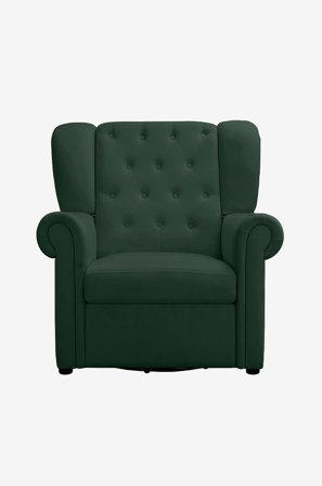 Loft24 - Recliner Gungstol med svängfunktion Lillyse - Grön - Fåtöljer - Från Homeroom