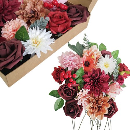 Brud brudbukett med blommor för bröllop