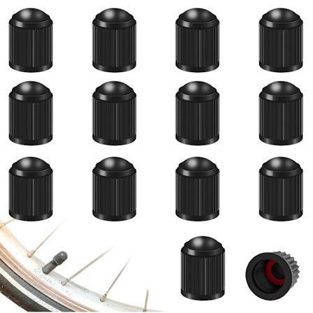 14 stk. Dækventilhætter, plastik dækventil støvhætter, til universel pasform Schrader ventiler, der almindeligvis bruges på bildæk, cykler, 