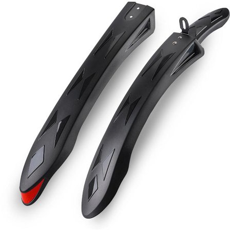 Justerbart cykelstänkskydd för lera och vatten med reflexer, full täckning för mountainbike, 26/27,5/29 tum