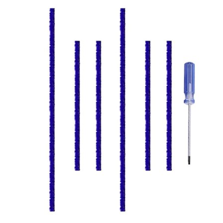 7st mjuka plyschremsor för Dyson V6 V7 V8 V10 V11 med skruvmejsel