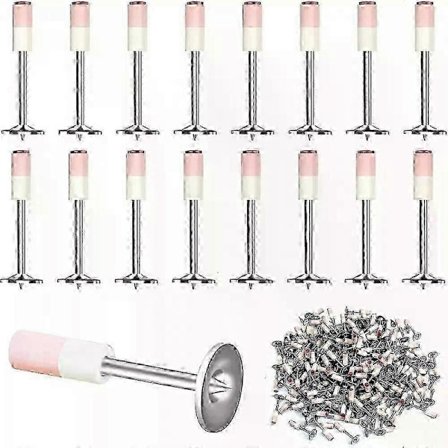 400 stk. spikerpistolspiker, pneumatisk spikerpistol, 7,3 mm stålspiker