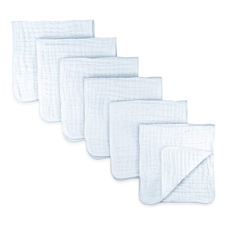 6-pack stora 100 % bomullshanddukar 6 lager extra absorberande