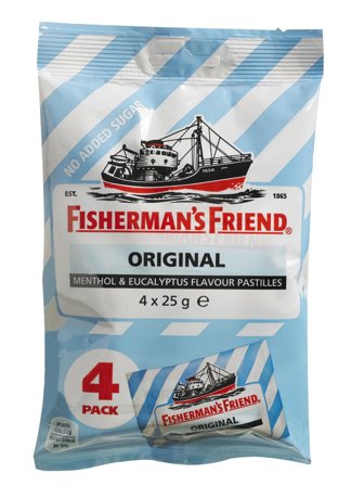 Fisherman's Friend Original Menthol & Eucalyptus. No added sugar 0.1kg