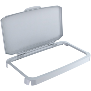 Hengslet Lokk Durabin 60L Grå