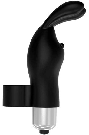 Fingyhop Black Rabbit Bullet Fingervibrator - Blushme.se