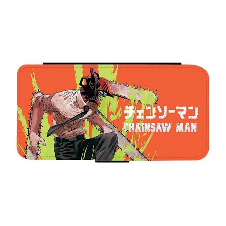 Manga Chainsaw Man Samsung Galaxy A34 Flip Mobilfodral