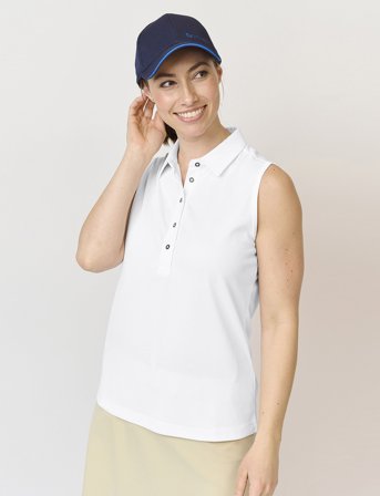 BACKTEE Ladies Performance Top - White - S