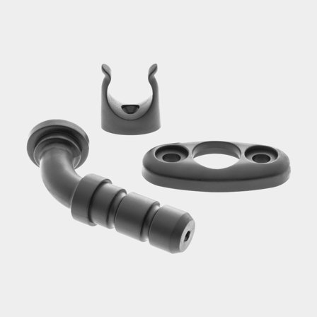 Kit de serviço Spinlock EJB-Series Extensor de leme, compatível com EJB/600 & EJB/900, com clip + articulação spinflex