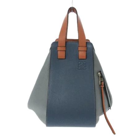 Loewe Pre-owned, Pre-owned Leather handbags Grijs, Dames, Maat:ONE Size,leer