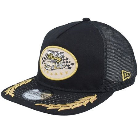 New Era - Schwarz Trucker Cap - Ne Motorsport Golfer Black Trucker @ Hatstore