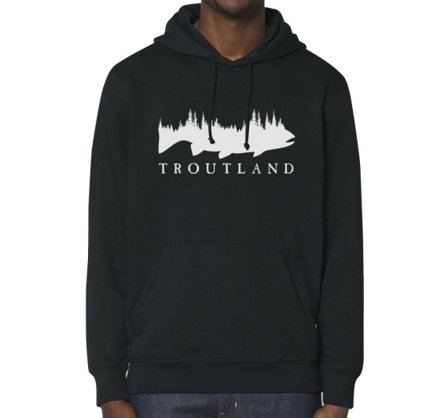Troutland Hoodie Black - XL