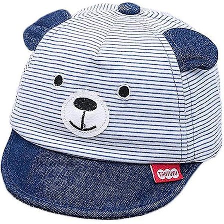 Solhatt for babygutt jente, myk bomullshatt for baby småbarn, baseballcaps for liten gutt jente vår sommer solhatt