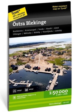 Calazo Terrängkarta Blekinge - östra 1:50 000