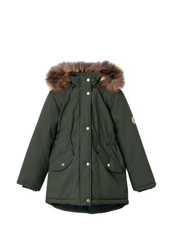 Nkfmarlin Parka Jacket Pb Fo Parkas Jakke Kakigrønn Name It*Betinget Tilbud