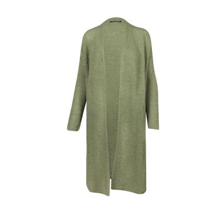 Luisa Cerano, Long Cardigan Groen, Dames, Maat:S,Polyamide