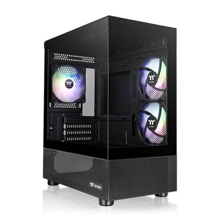 Thermaltake View 170 TG ARGB Micro Tower Chassis Black