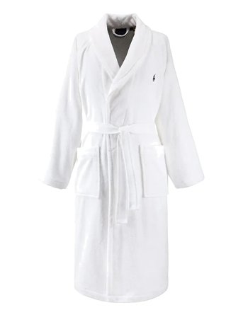 Ralph Lauren Home Poloplay Bath Robe - White - XL