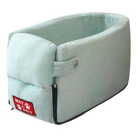 Hundesete for bil, kjæledyrsete for bilreiser, sklisikkert hundesetebeskytter for midtsete, pustende myk vaskbar kjæledyrveske for små hunder