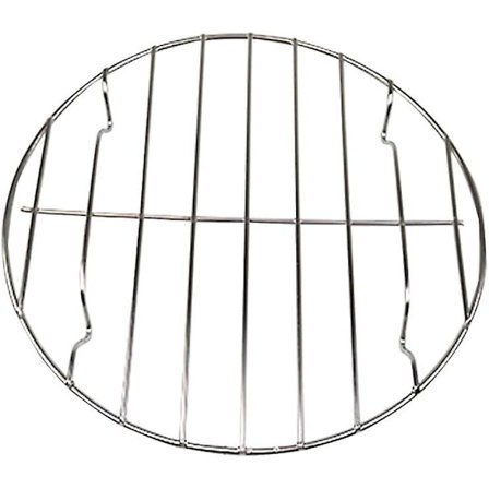 Pyöreä ruostumattomasta teräksestä valmistettu grillisäle 22 cm