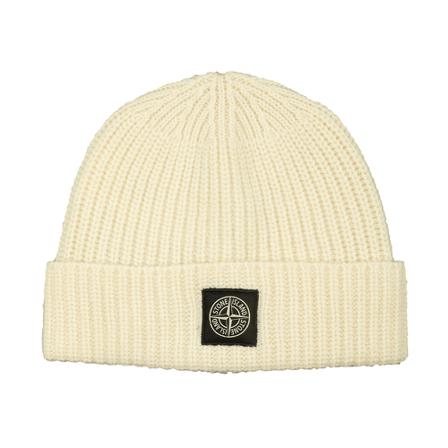 Stone Island Beanies , Beige , Heren , Maat: ONE Size Hoeden