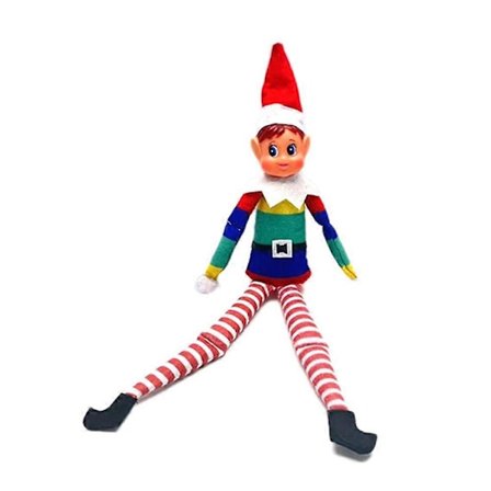 Jul Regnbågs Pride Plysch Tomte Gosedjur Julhelgsdekoration-Xin
