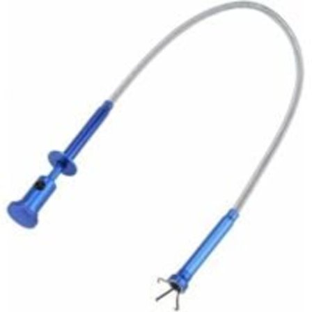 Magnetisk fingerplockare Multifunktionell flexibel fyrklo-plockare (Magnet + 4 klor + LED-lampa) Lång fjäder magnetisk plockare