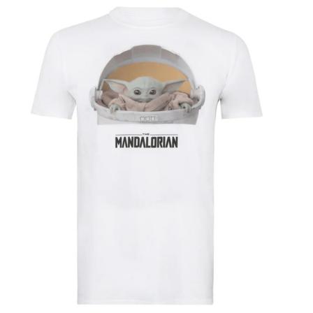Star Wars: The Mandalorian Mens The Child T-shirt I Bomull M Whit