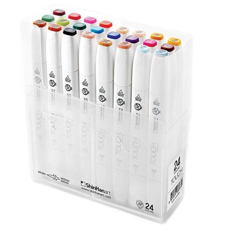 Twin Brush Marker ensemble de 24