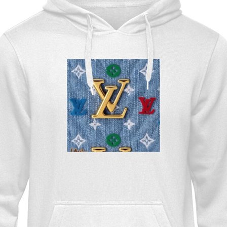 Hoodie LV Mønster Luksus Mode Designer