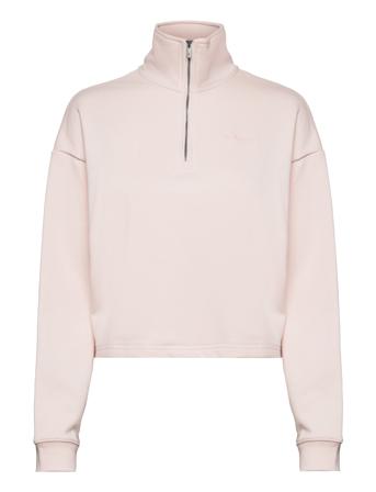 Athletics Linear Quarter Zip Sweat-shirts & Hoodies Fleeces & Midlayers Rosa New Balance*Betinget Tilbud