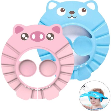 Baby Duschmössa (Rosa Blå), Baby Duschmössa, Justerbart Visir B