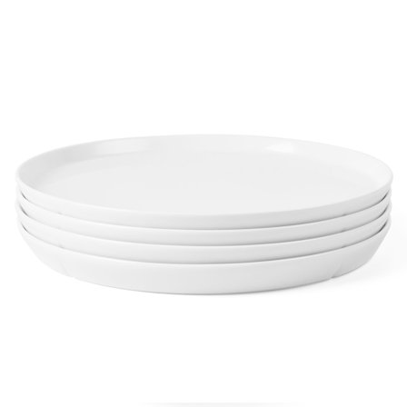 Rosendahl Grand Cru Essentials tallerken 20,5 cm, hvid, 4 stk. | KitchenOne