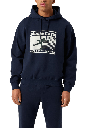 Björn Borg Oversized Hoodie Underkläder Herr Svart XXL