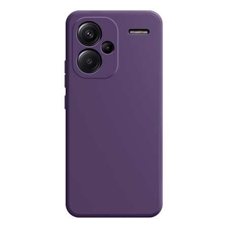 Mikrofiberforet blødt gummi Xiaomi Redmi Note 13 Pro Plus cover - Mørklilla