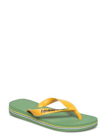 Hav Kids Brazil Logo Shoes Summer Shoes Flip Flops Creme Havaianas