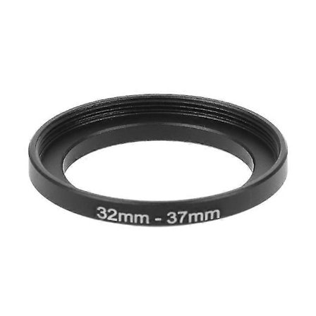 32mm til 37mm Metall Step Up Ringer Linseadapter Filter Kameratilbehør Nytt-Bra