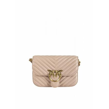 Pinko Väska rosa, Dam Axelremsväskor, Dam, Storlek: ONE SIZE