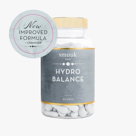 Smuuk HYDROBALANCE 180 tabl, Helse & Madvarer, Hud, Hår & Negle, Kosttilskud Til Huden