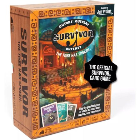 Survivor: The Tribe Has Spoken, Exploding Kittens -korttipeli aikuisille ja perheille