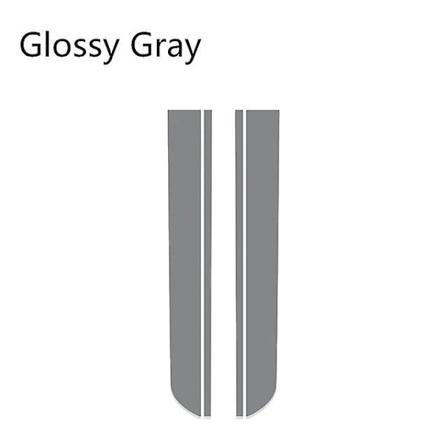 Auton sis tilojen konepellin tarrat MINI Cooper One S JCW Countryman Clubman R55 R60 R61 F54 F55 F56 Auto Head Stripe Decal Tuning -WELLNGS Grey