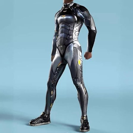 Jern Robot Jumpsuit 3D Printet Bodysuit Halloween Karneval Fest Kostume til Mænd
