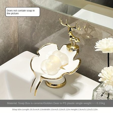 Luksuriøs designer sæbeskål til badeværelset med et innovativt dræn design.